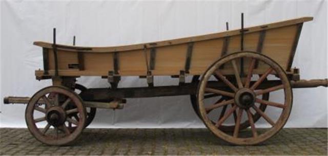 Polderwagen met afneembare zijborden, Karrenmuseum Essen